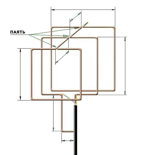 Антенна для уверенного приема цифрового ТВ | Electrical projects, Antenna, Ham radio